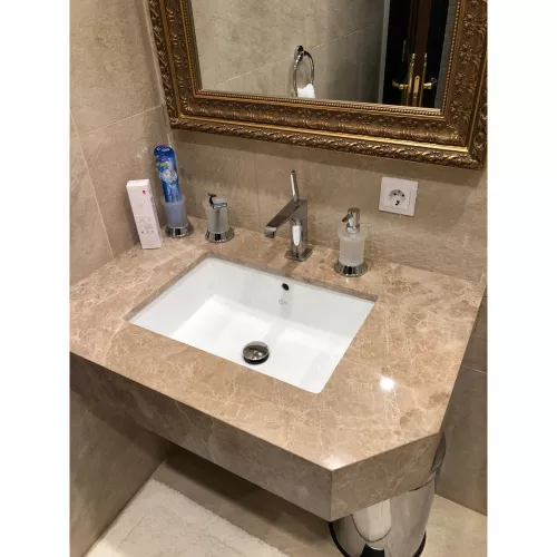 Раковины из испанского мрамора Dark Emperador и Light Emperador Раковины из испанского мрамора Dark Emperador и Light Emperador